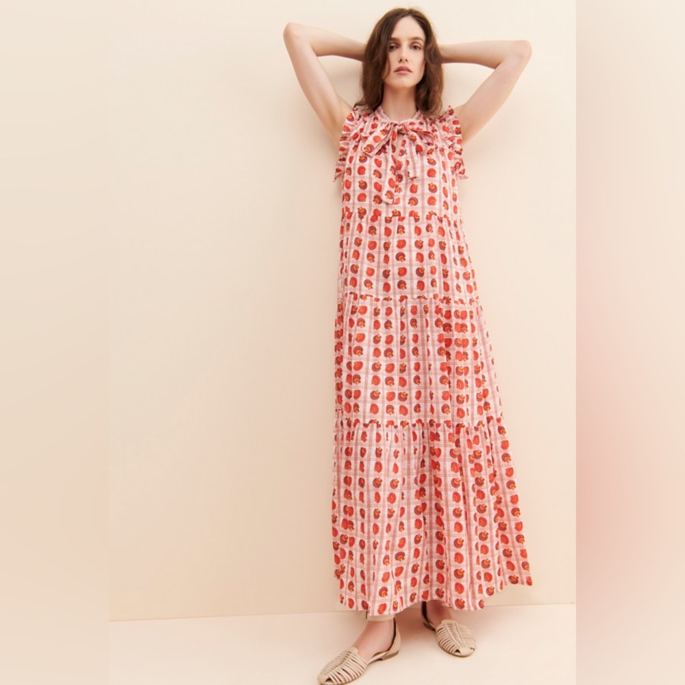 Seashell Maxi Dress Designer - Picture 2 of 4